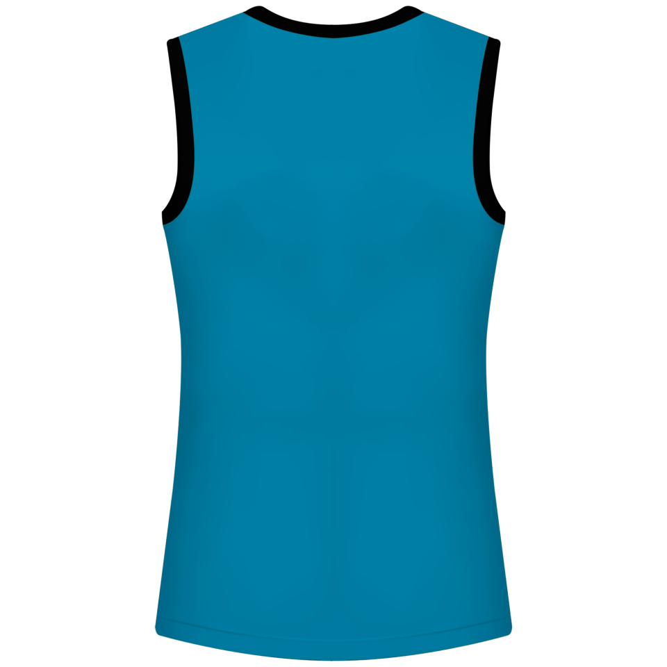 Camiseta pádel mujer sin mangas sublimada modelo puntos