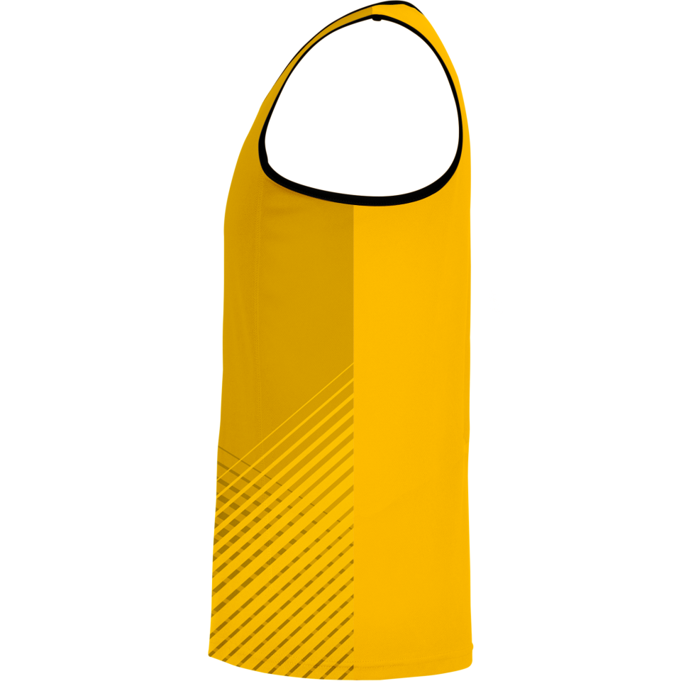 Camiseta pádel sin mangas sublimada modelo rayas