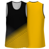 Camiseta pádel sin mangas sublimada modelo rayas