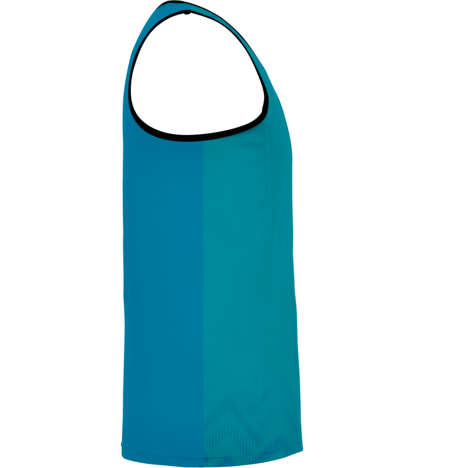 Camiseta pádel sin mangas sublimada modelo geométrico