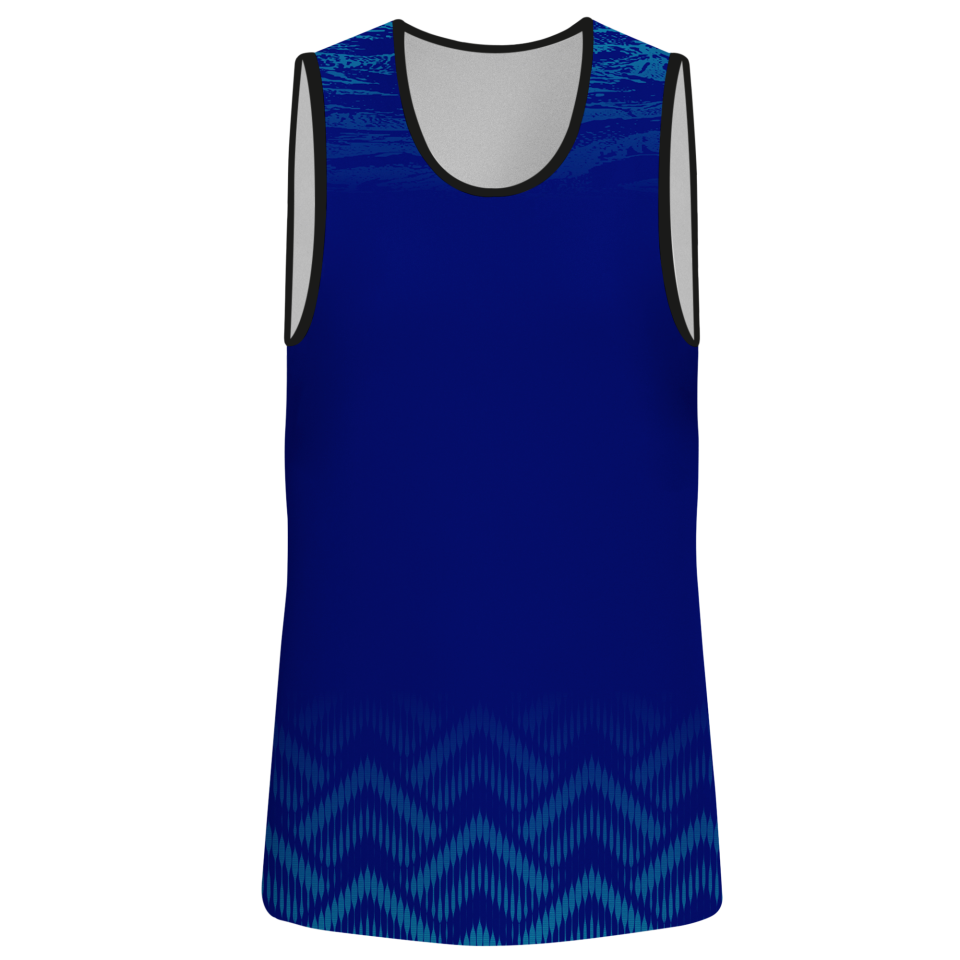 Camiseta pádel sin mangas sublimada modelo geométrico