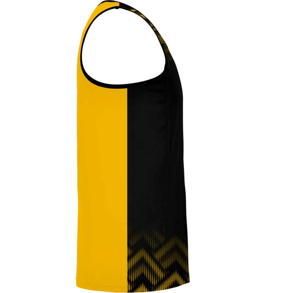 Camiseta pádel sin mangas sublimada modelo geométrico