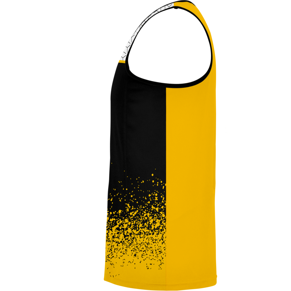 Camiseta pádel sin mangas sublimada modelo corte