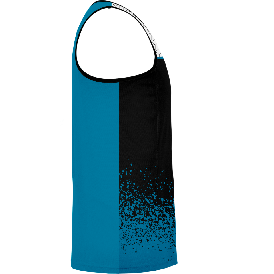 Camiseta pádel sin mangas sublimada modelo corte