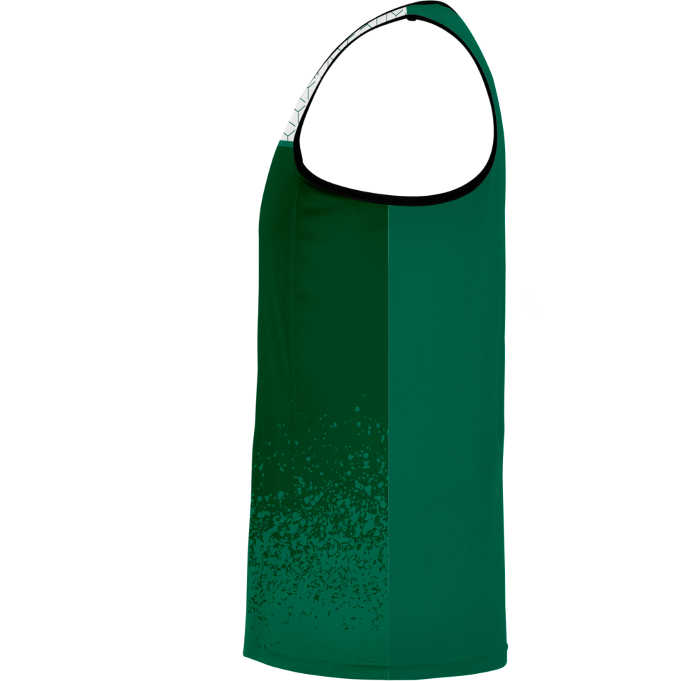 Camiseta pádel sin mangas sublimada modelo corte