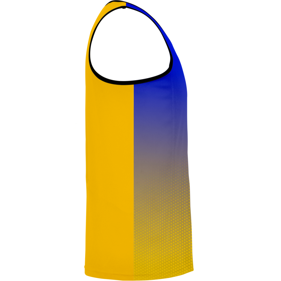 Camiseta pádel sin mangas sublimada modelo degradado