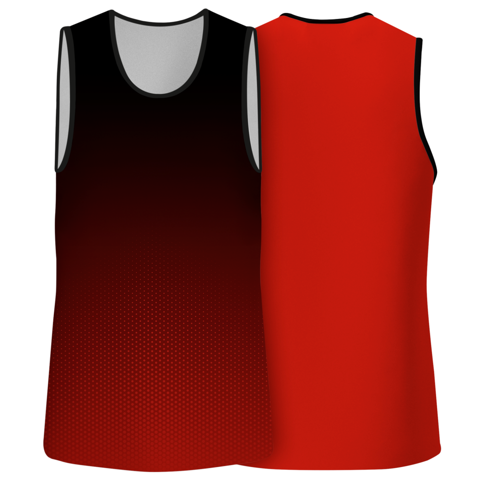 Camiseta pádel sin mangas sublimada modelo degradado