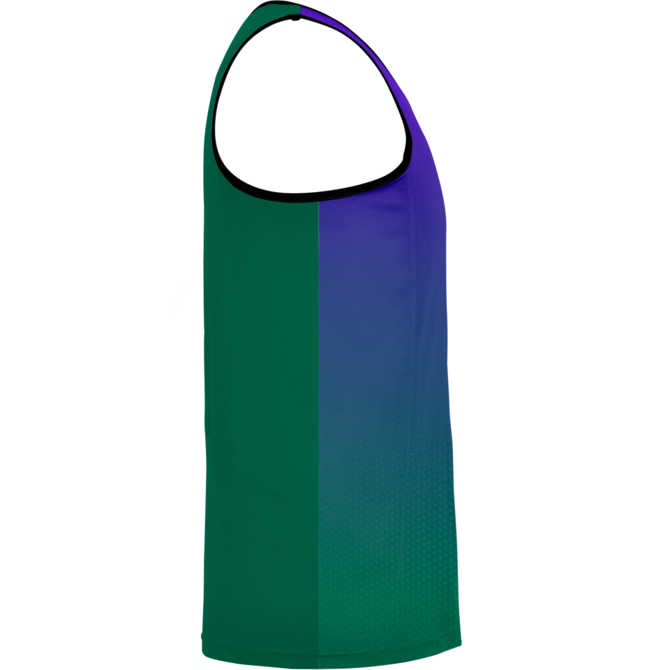 Camiseta pádel sin mangas sublimada modelo degradado