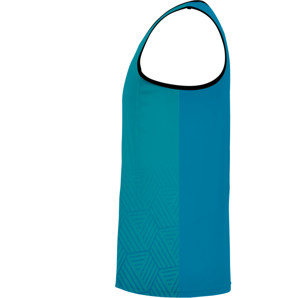 Camiseta pádel sin mangas sublimadas modelo hexágono