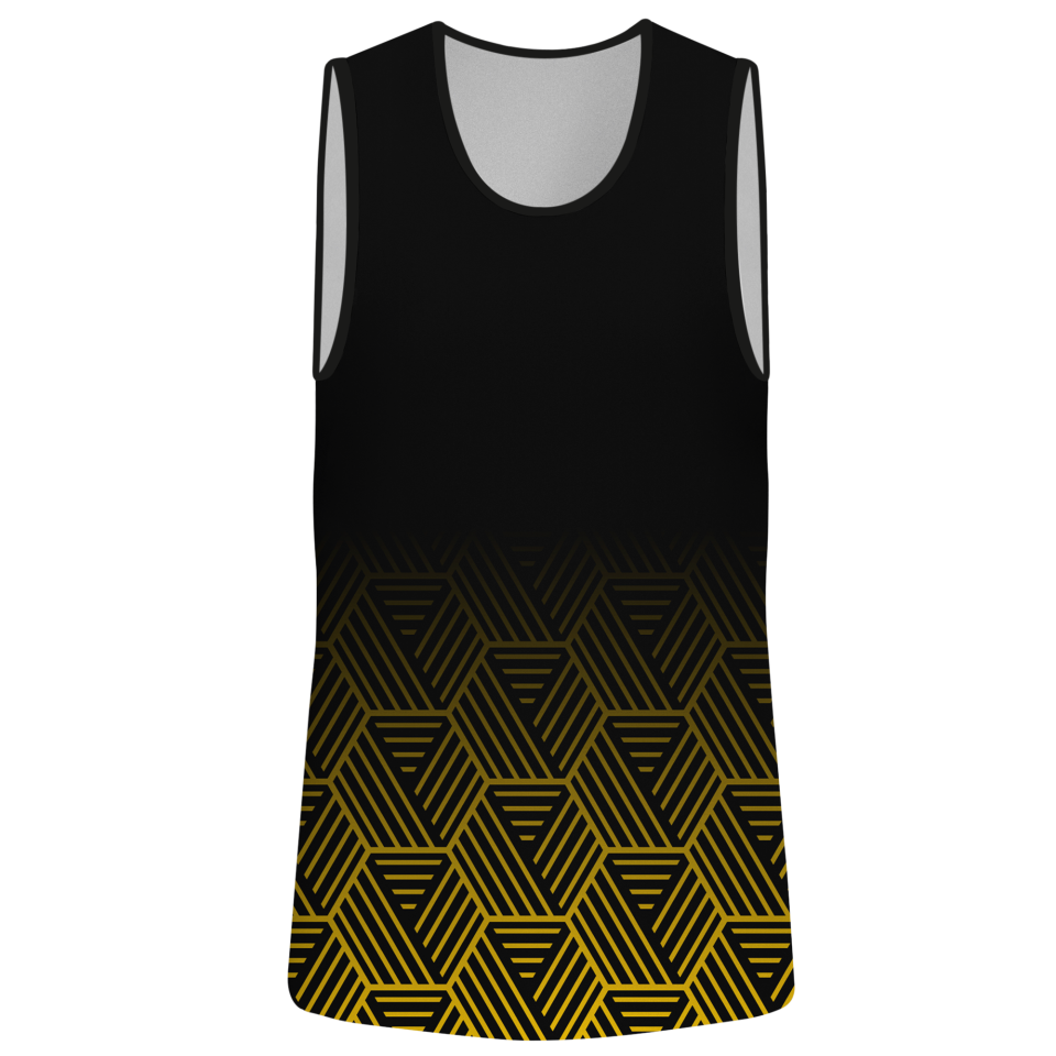 Camiseta pádel sin mangas sublimadas modelo hexágono