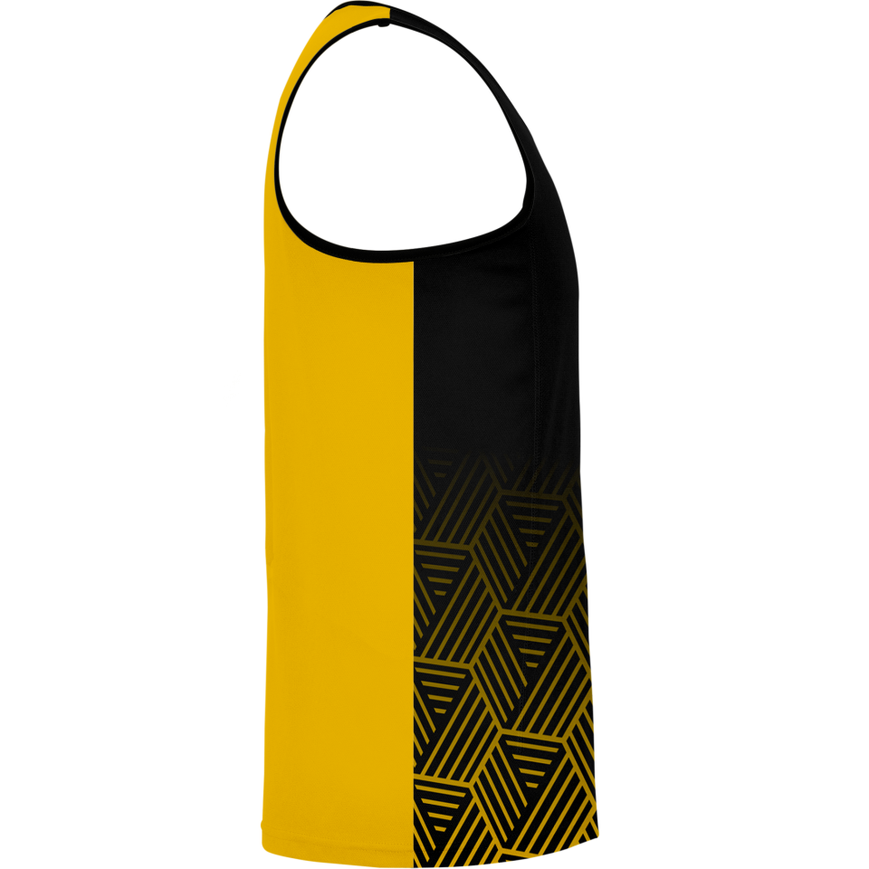 Camiseta pádel sin mangas sublimadas modelo hexágono