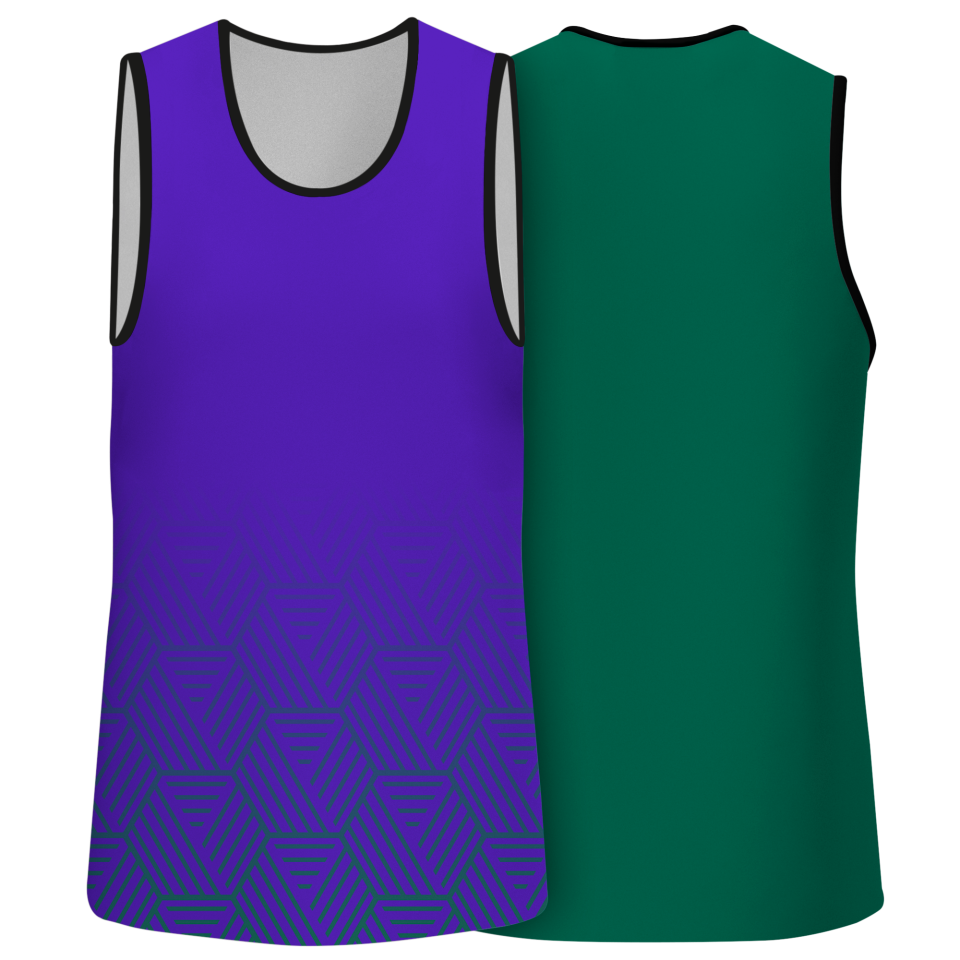 Camiseta pádel sin mangas sublimadas modelo hexágono