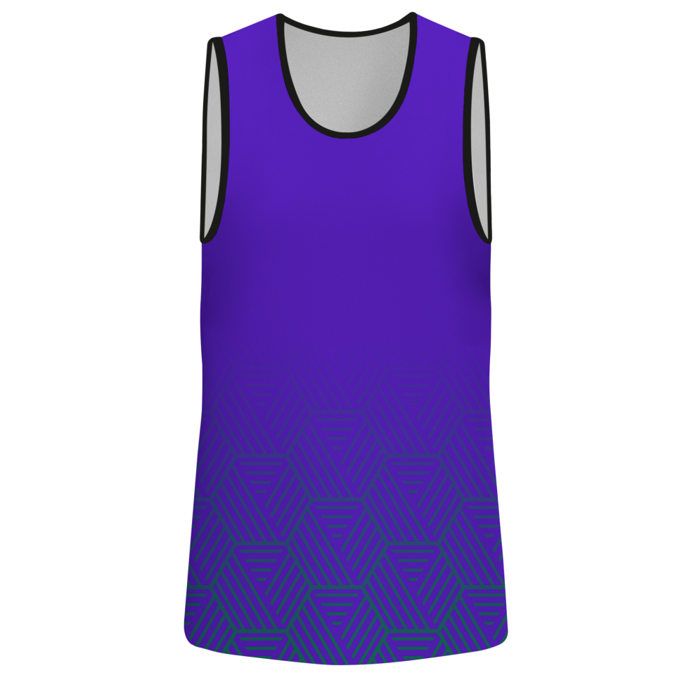 Camiseta pádel sin mangas sublimadas modelo hexágono