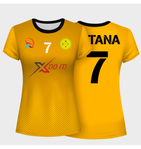 Camiseta pádel mujer manga corta sublimada modelo puntos