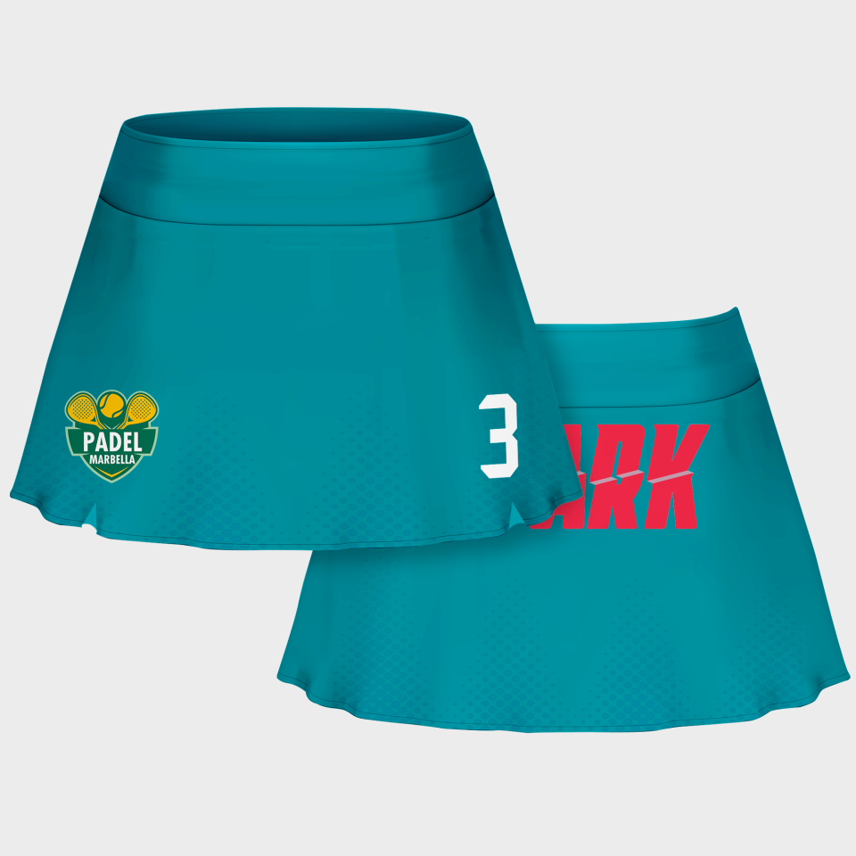 Falda pantalón pádel sublimada modelo puntos