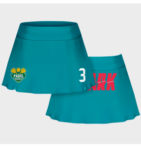 Falda pantalón pádel sublimada modelo puntos