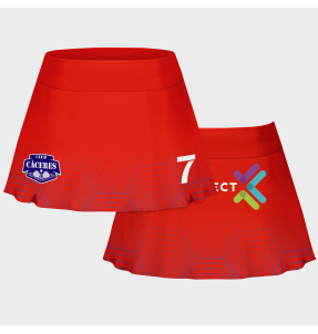 Falda pantalón pádel sublimada modelo hexágono