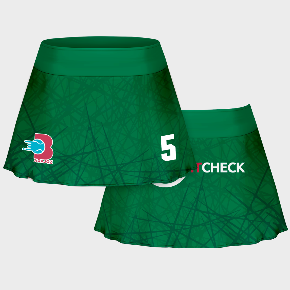 Falda pantalón pádel sublimada modelo líneas