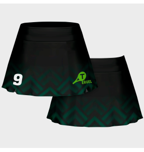 Falda pantalón pádel sublimada modelo geométrico