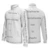 Chaqueta con cremallera entera 100% fullprint personalizada