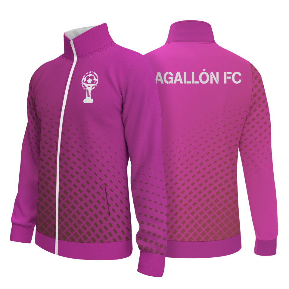 Chaqueta con cremallera entera 100% fullprint personalizada