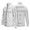 Chaqueta con cremallera entera 100% fullprint personalizada