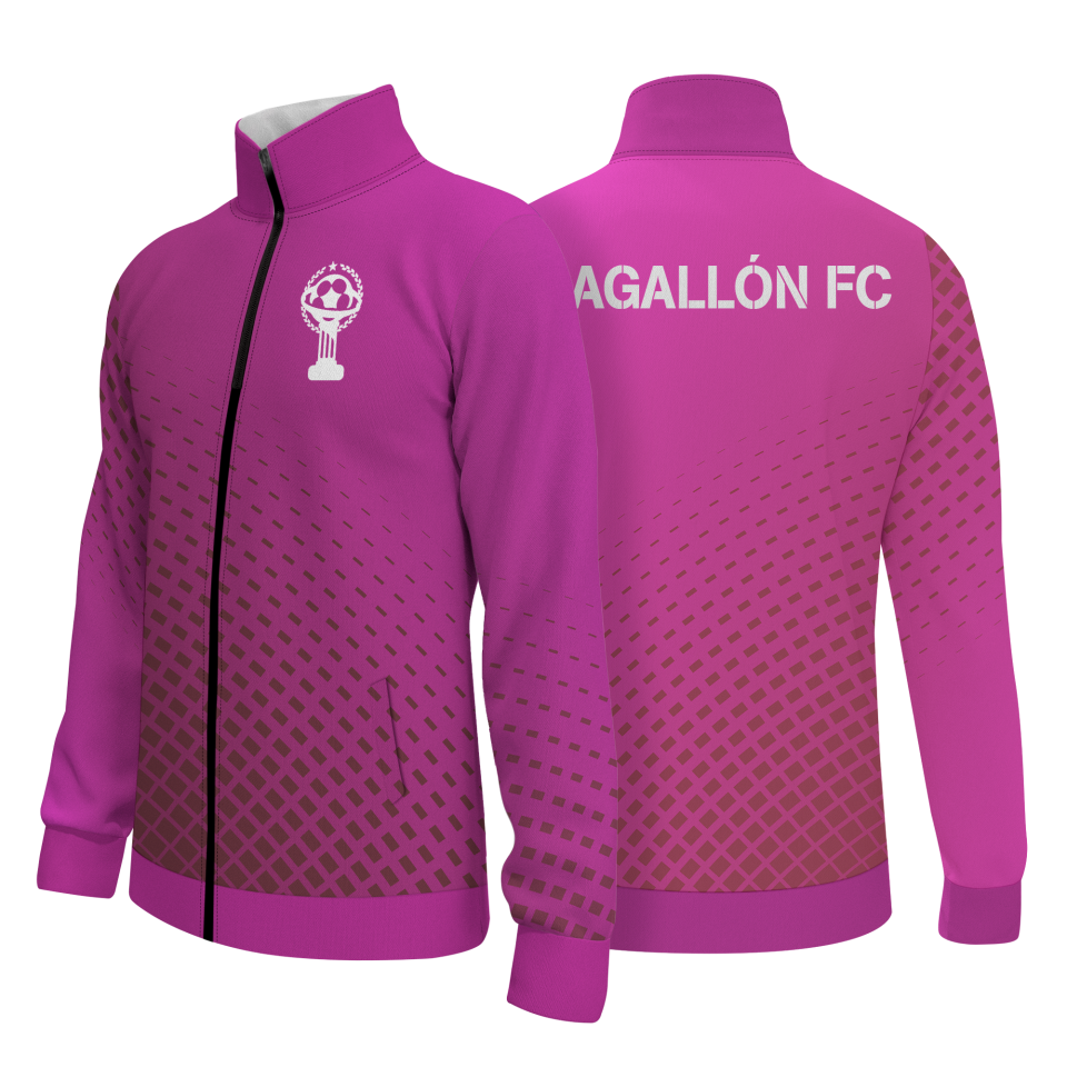 Chaqueta con cremallera entera 100% fullprint personalizada