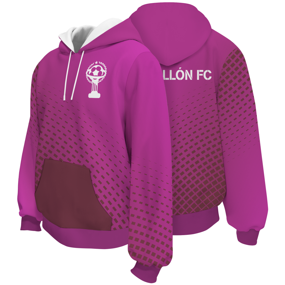 Sudadera con capucha y canguro 100% fullprint personalizada