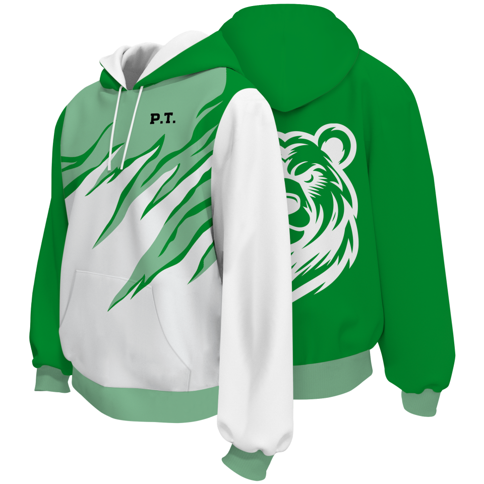 Sudadera con capucha y canguro 100% fullprint personalizada