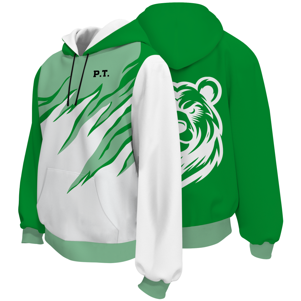 Sudadera con capucha y canguro 100% fullprint personalizada