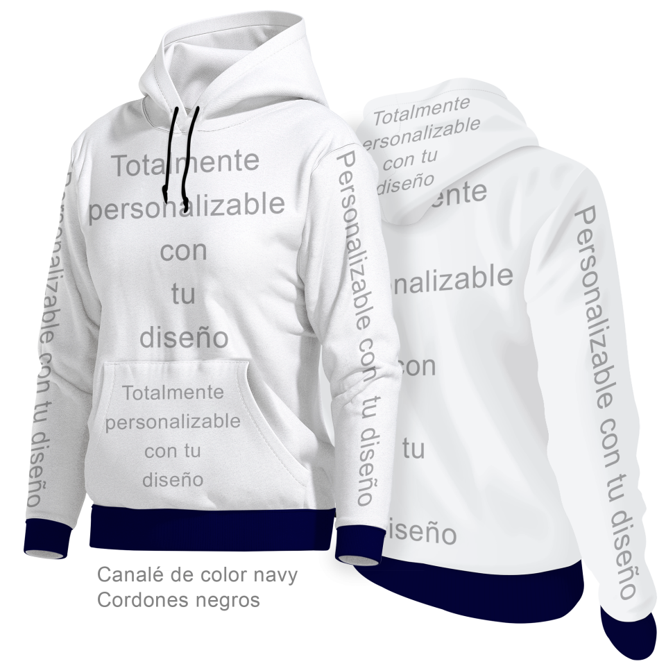Sudadera con capucha de mujer 100% fullprint personalizada