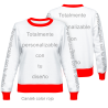 Sudadera cuello redondo de mujer 100% fullprint personalizada