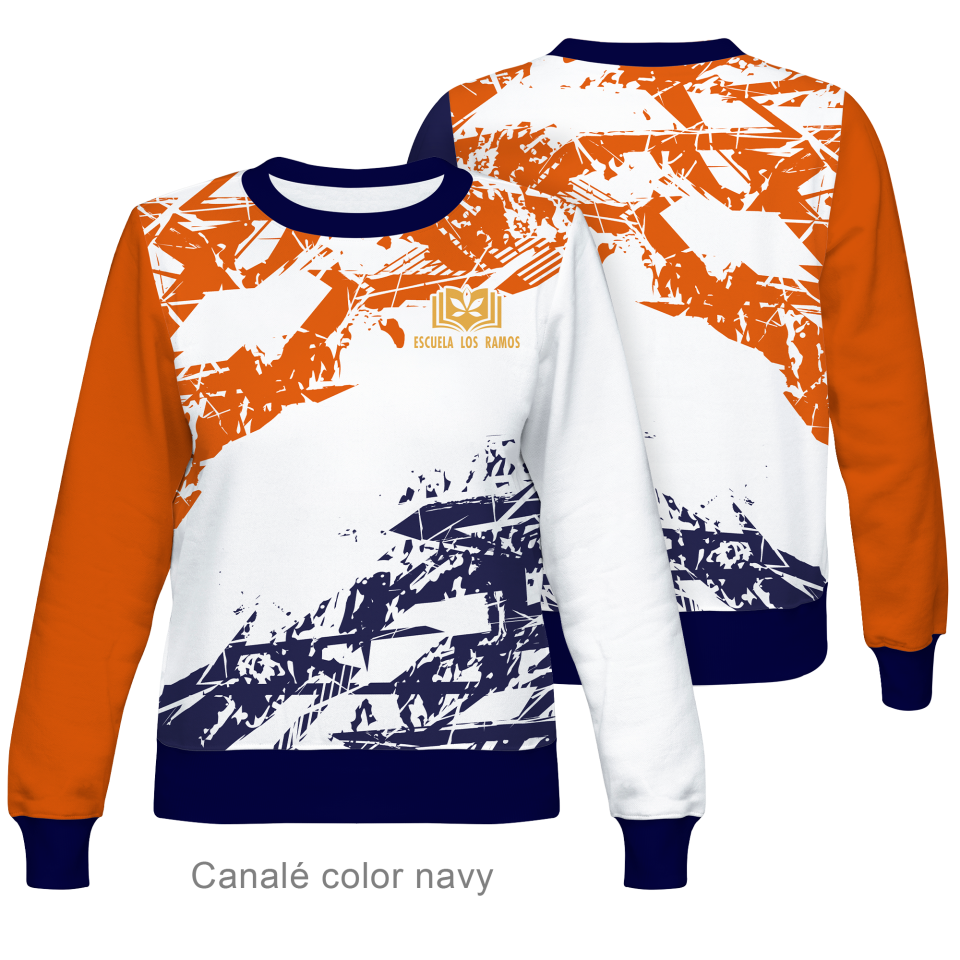 Sudadera cuello redondo de mujer 100% fullprint personalizada