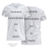 Camiseta multideporte cuello pico de mujer 100% fullprint personalizada