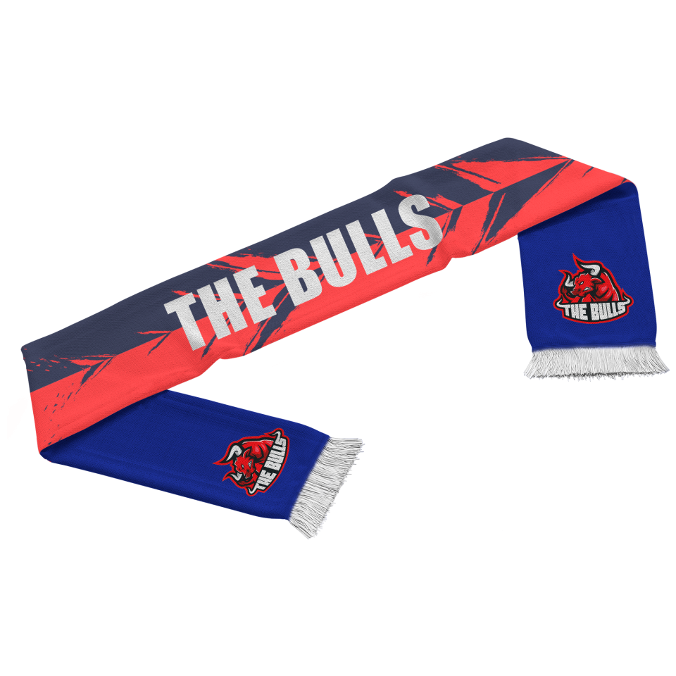 Bufanda con flecos 100% fullprint personalizada por ambas caras