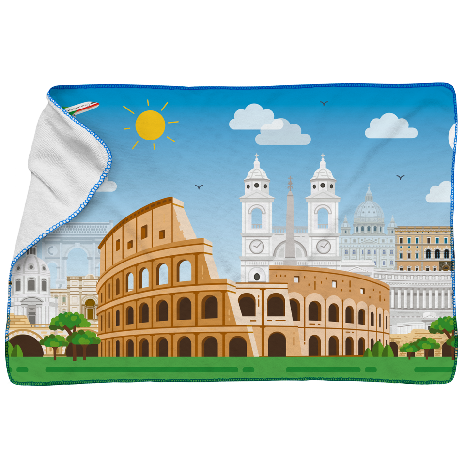 Toalla con remallado 100x150 personalizada