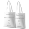 Bolsa tote bag asas largas 100% fullprint personalizada