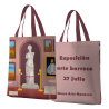 Bolsa tote bag asas cortas 100% fullprint personalizada