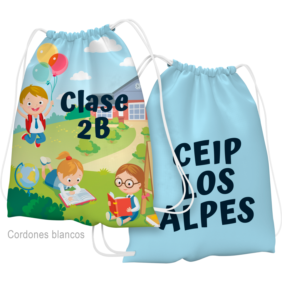 Mochila de cuerdas 100% fullprint personalizada