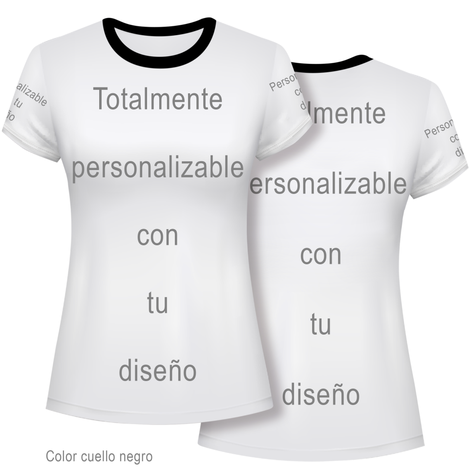 Camiseta voley de mujer 100% fullprint personalizada