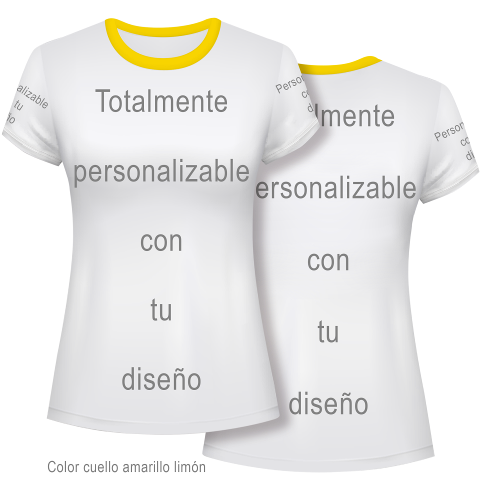 Camiseta voley de mujer 100% fullprint personalizada