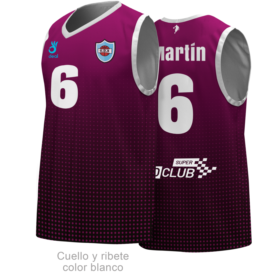 Camiseta baloncesto 100% fullprint personalizada