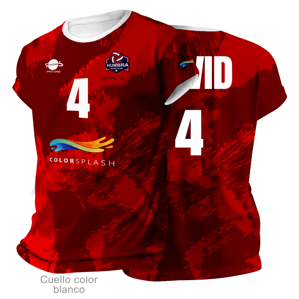 Camiseta voley 100% fullprint personalizada