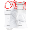 Camiseta voley tirantes de mujer 100% fullprint personalizada