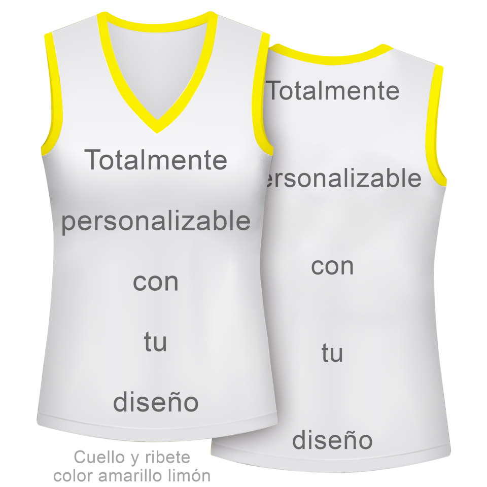 Camiseta baloncesto de mujer 100% fullprint personalizada