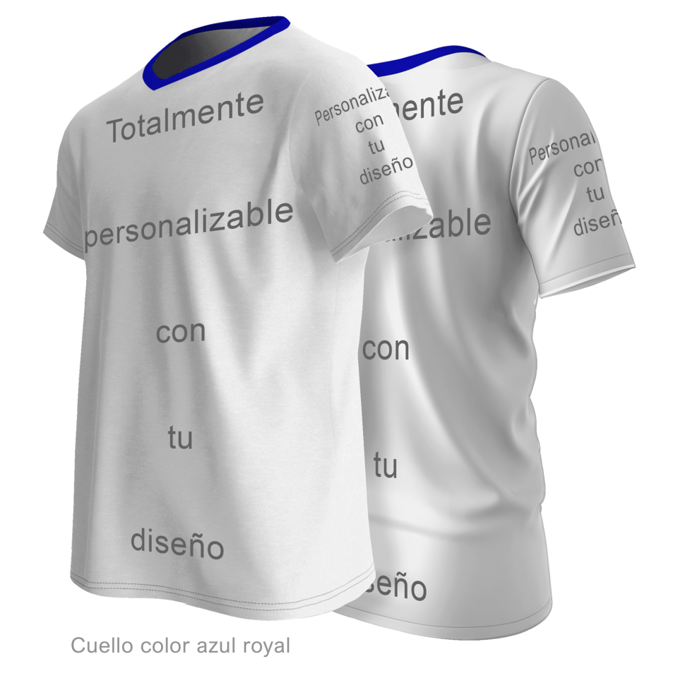 Camiseta multideporte cuello pico 100% fullprint personalizada