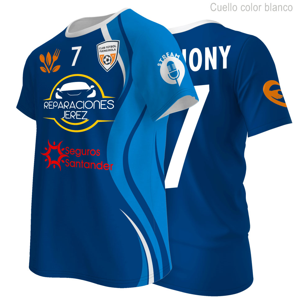 Camiseta multideporte 100% fullprint personalizada