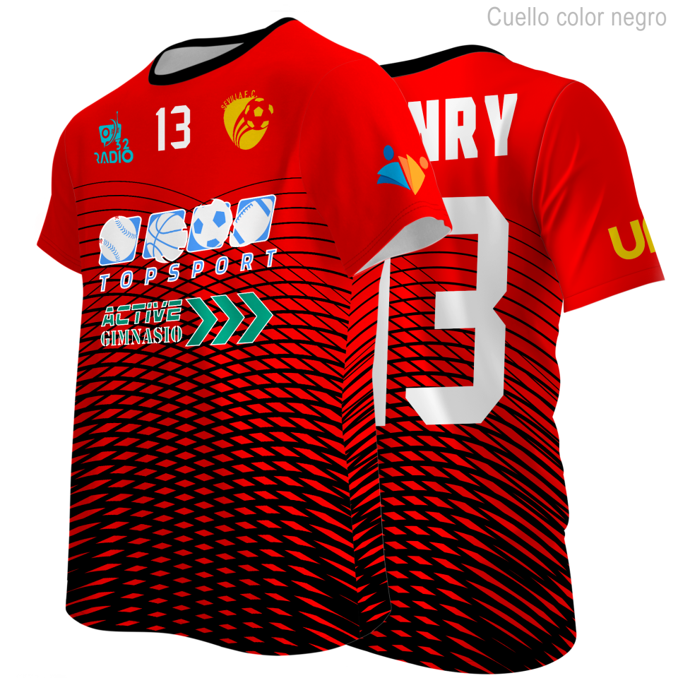 Camiseta multideporte 100% fullprint personalizada