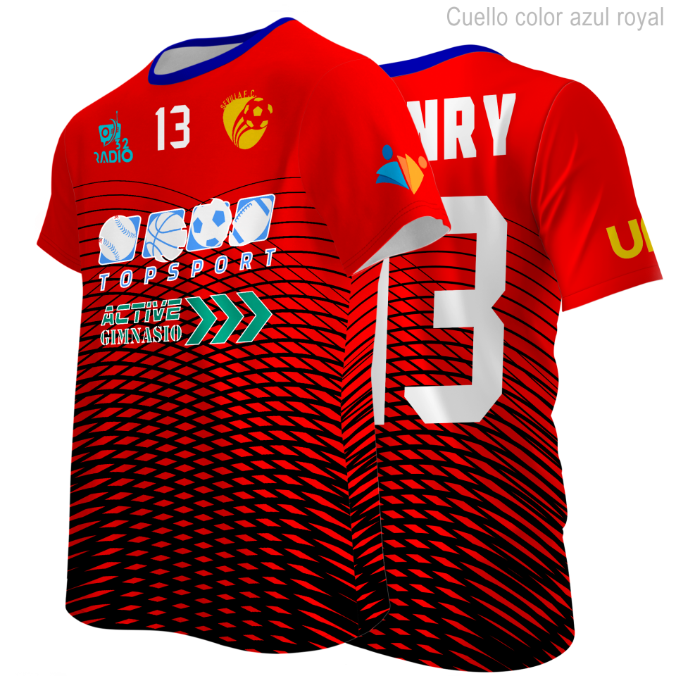 Camiseta multideporte 100% fullprint personalizada