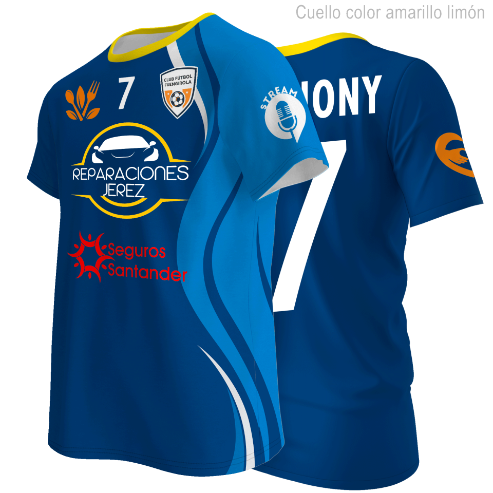 Camiseta multideporte 100% fullprint personalizada